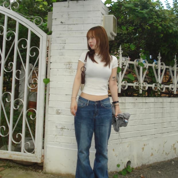 Ourcabinet 부츠컷 청바지