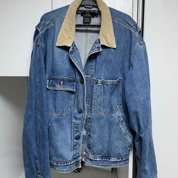 90s rrl 데님 덩가리 자켓