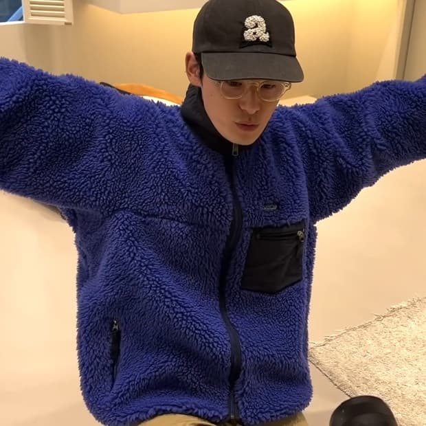 (xxl)파타고니아 딥파일 잉크블루 patagonia deep pile