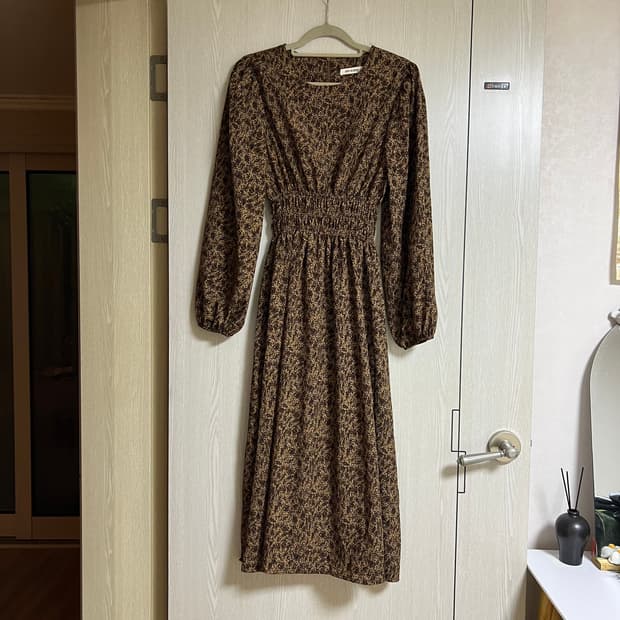 레오파드 롱원피스