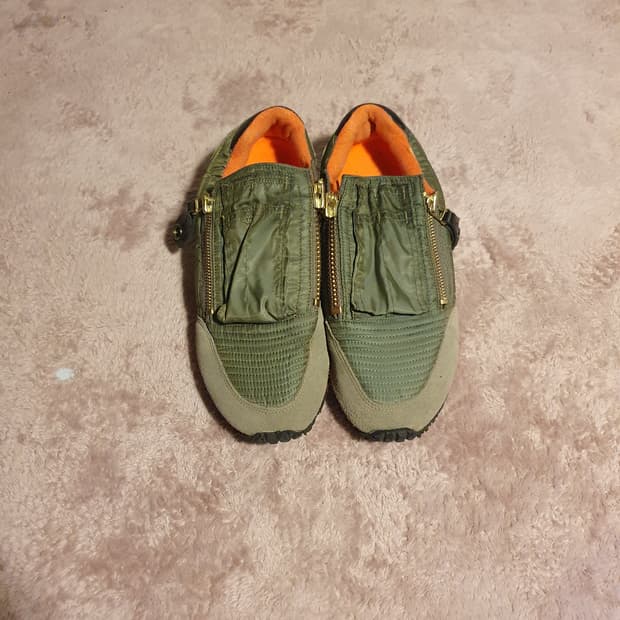 Kapital ma-1 khaki shoes