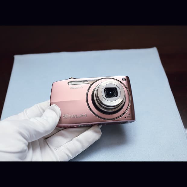 <레어><아일릿모카><준민트급> 엑슬림 z2300 핑크 빈티지 디카