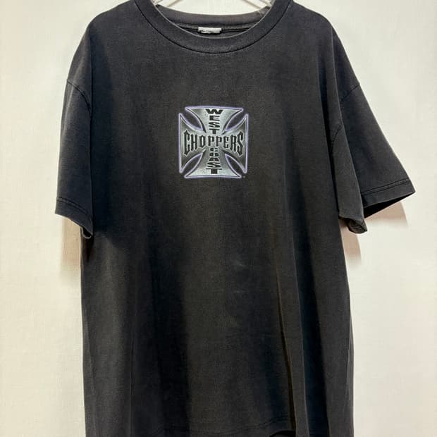 [L] West Coast Choppers 크롬 반팔 티셔츠