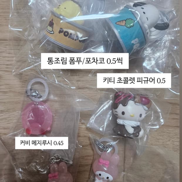 산리오 가챠 모음