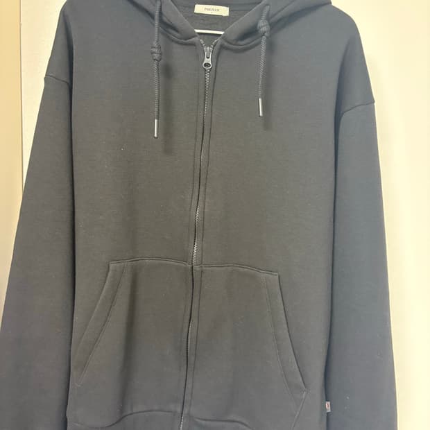 폴햄 검정 후드집업