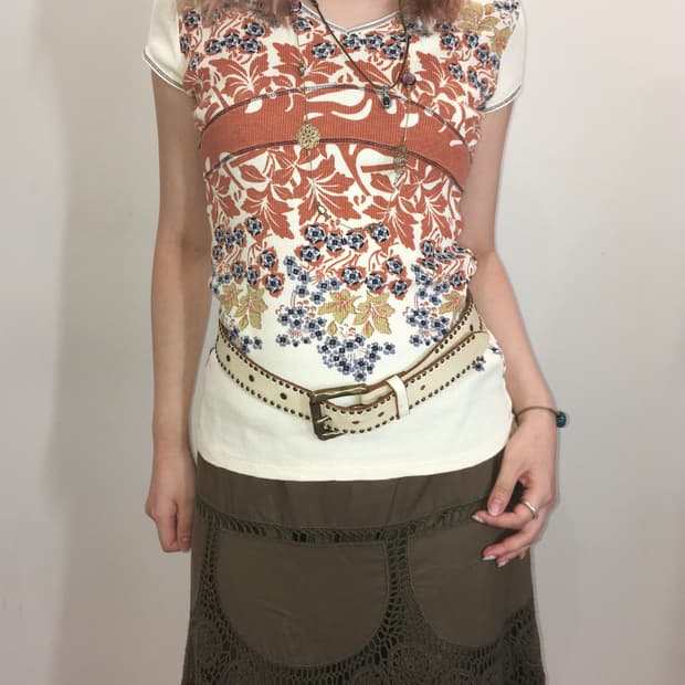 jpn vintage oriental pattern t shirt