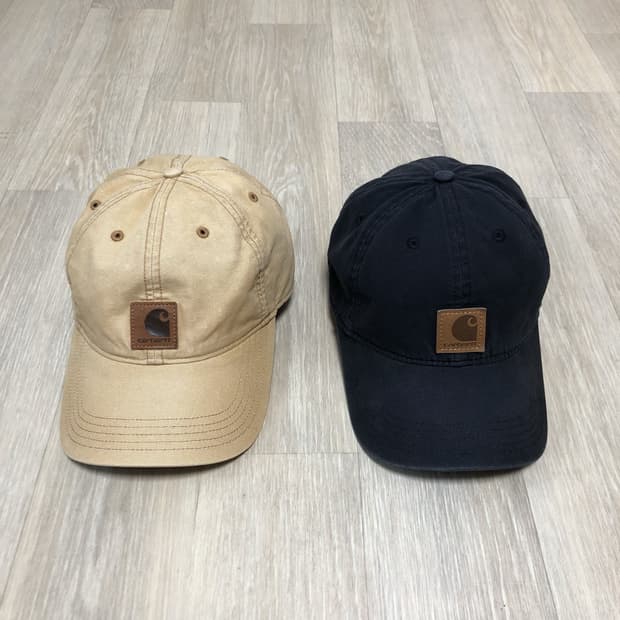 (OS) 칼하트 Carhartt 6P 오데사 캔버스 볼캡 카멜 블랙