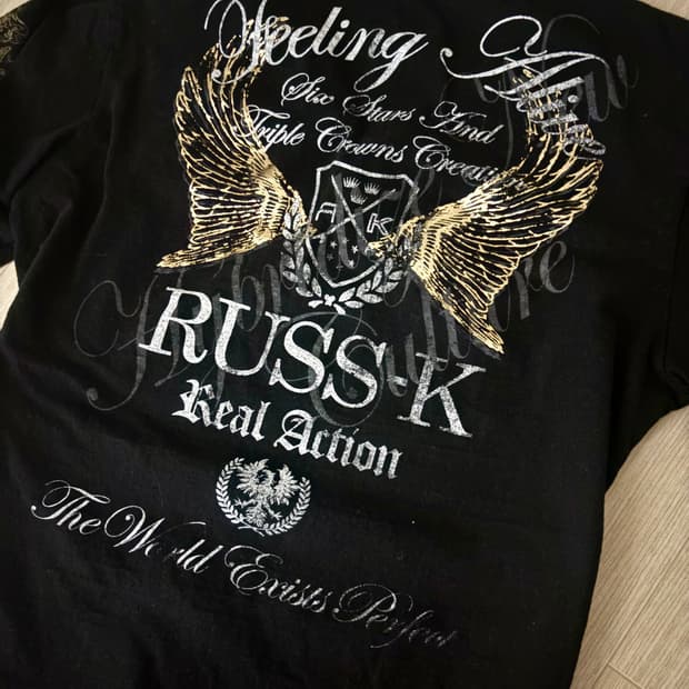 펑크 날개 롱슬리브 y2k