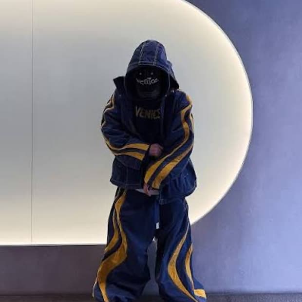 (M) ERL UFO 윈드 브레이커 파카 블루