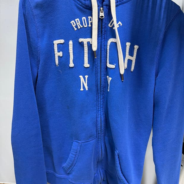 아베크롬비 블루 후드집업