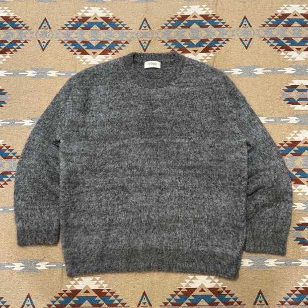 [L][100] 타임옴므 알파카 니트 그레이 