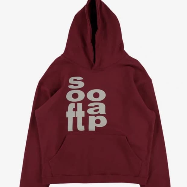 더콜디스트모먼트 soft soap 후드티 레드 TCM soft soap 