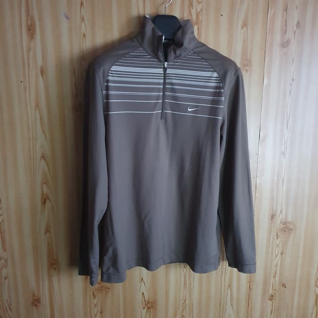 나이키골프 반집업 티M