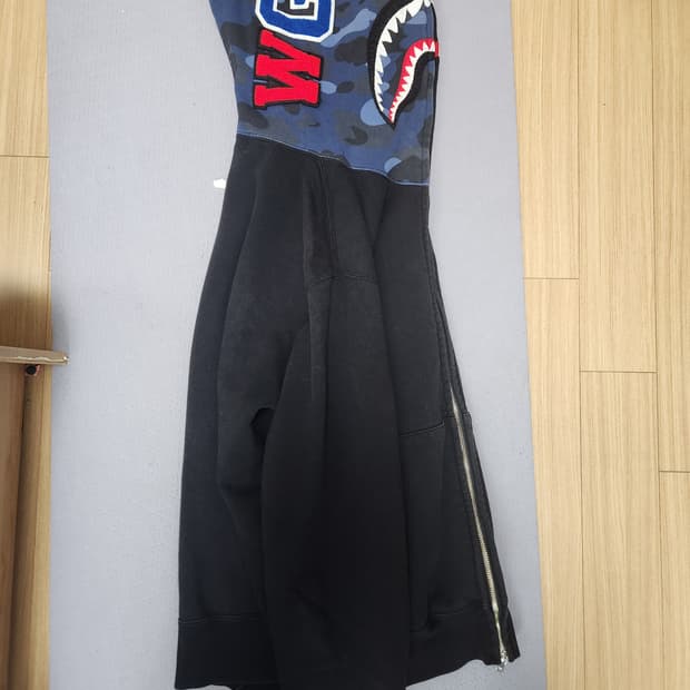 베이프 샤크 후드집업 반청계 xl