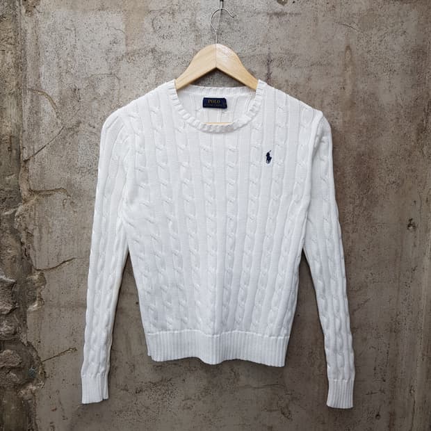 폴로 랄프로렌  케이블 니트 S사이즈