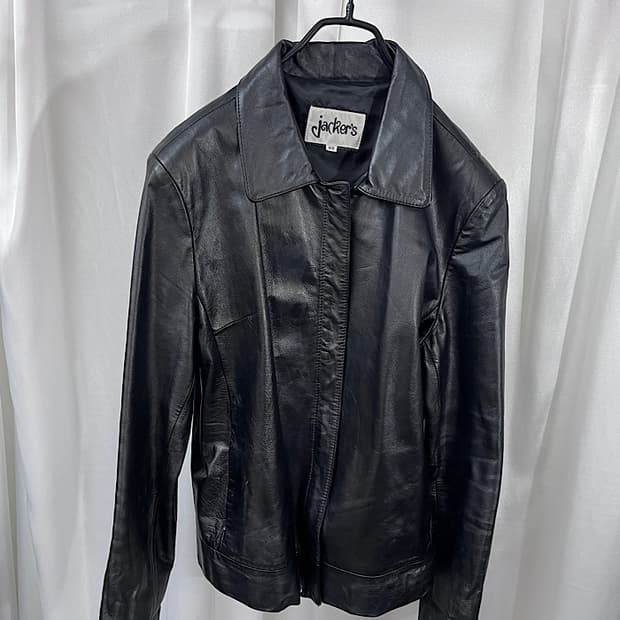 vintage leather jacket
