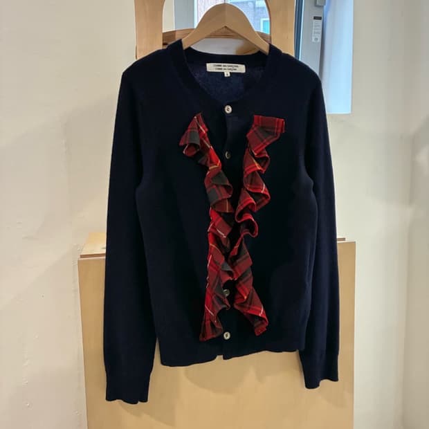 꼼데가르송 프릴 가디건