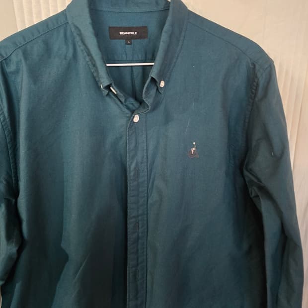 빈폴 그린색 셔츠 남방
