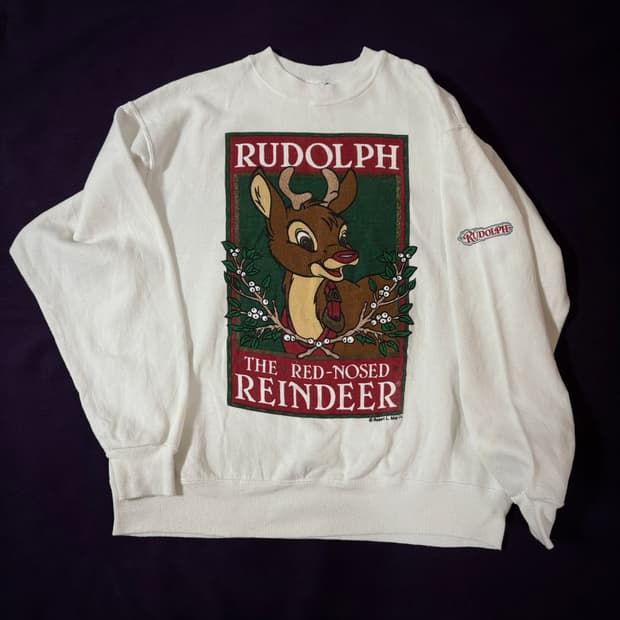 90s Rudolph Sweatshirt 디즈니