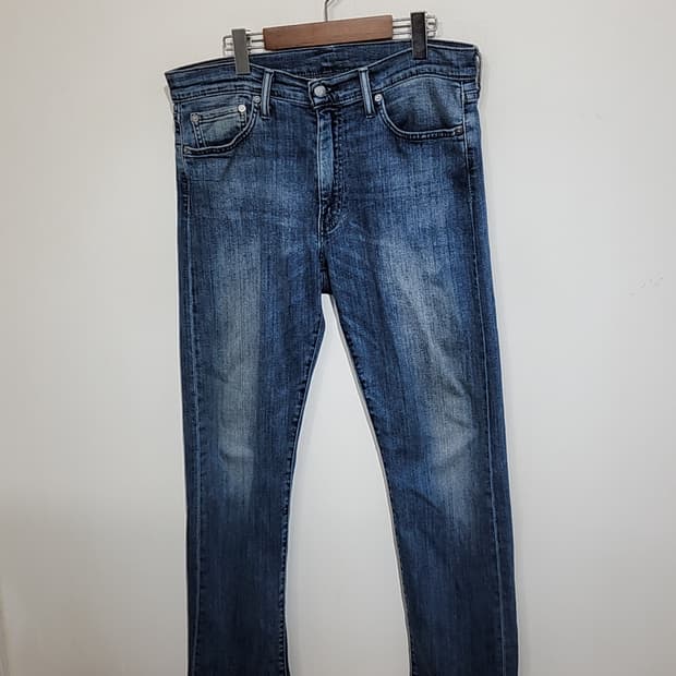 (33) 리바이스 513 청바지 연중청 스판 데님팬츠 140주년판 