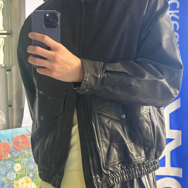 FAKE LEATHER RIDERS JACKET 라이더 재킷 25AW