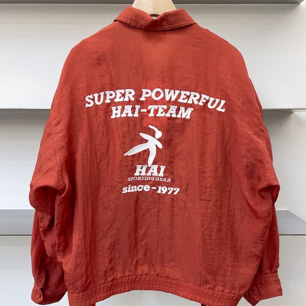 이세이미야케 하이 스포츠 80s 나일론 봄버 자켓