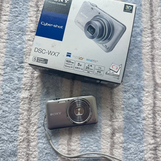 작례o) 소니 디카 dsc-wx7 실버