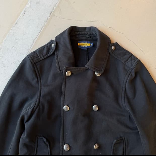 폴로 랄프로렌 럭비 은장 코튼 피코트