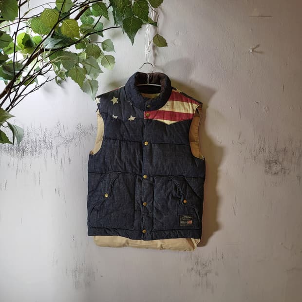 폴로 랄프로렌 데님앤 서플라이 다운 베스트 (XS)