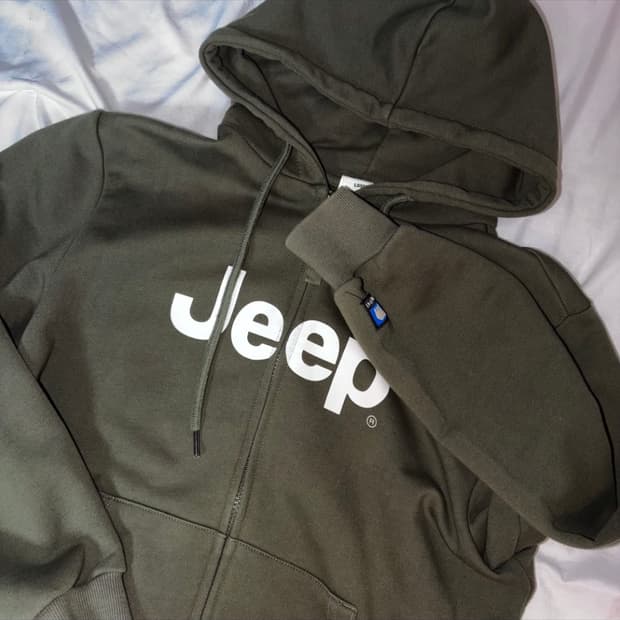 Jeep 카키 후드집업s