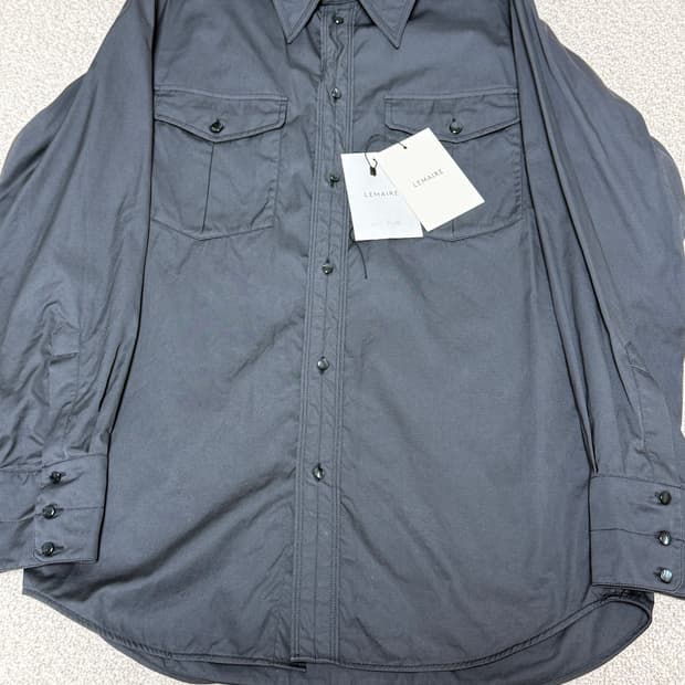 르메르 웨스턴 셔츠 zinc 46