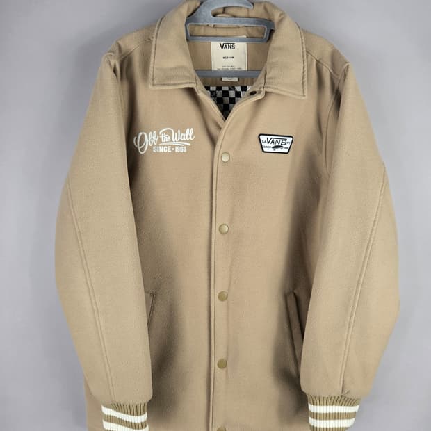 [무료배송]반스 M 남성 안감 누빔 코치 자켓