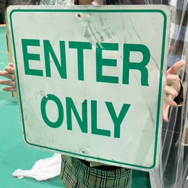 [아메리칸 빈티지]엔터 온리 표지판