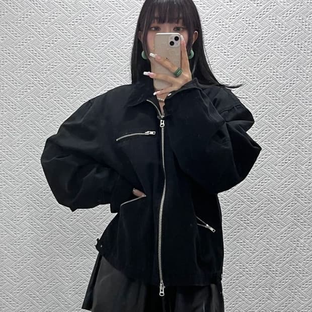 토니웩 빈티지 스트릿 캐주얼 페이드 이펙트 워크 자켓 XL C13883