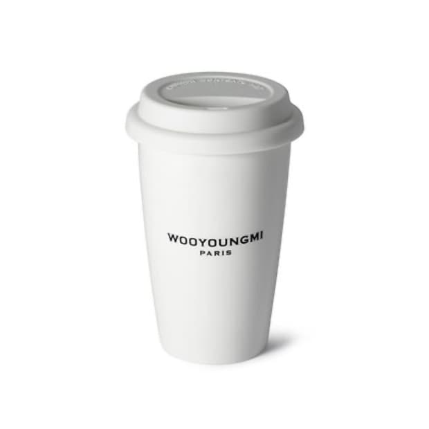 우영미 화이트 텀블러