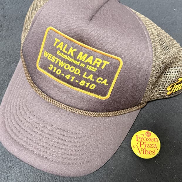 Talk Mart Trucker mesh cap brown