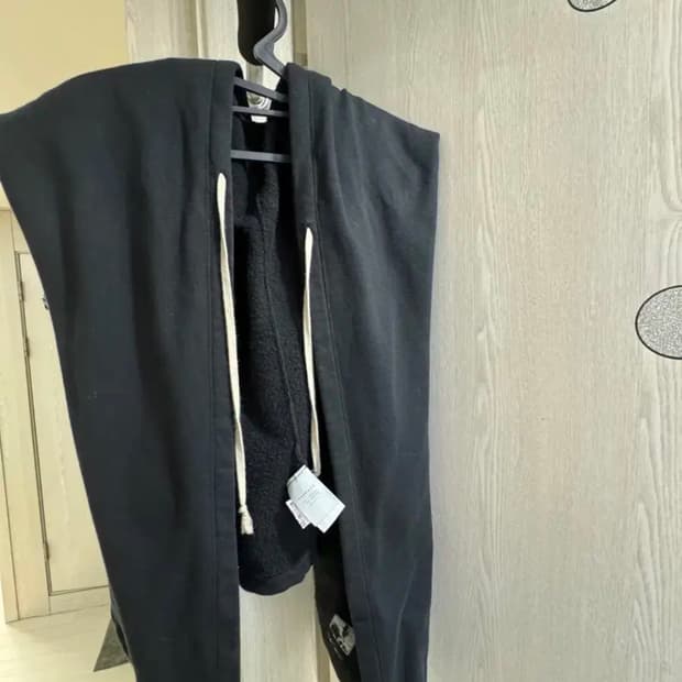 릭오웬스 후드 베스트 조끼 S