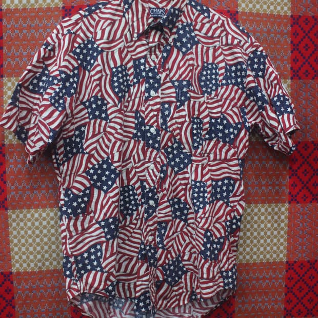 챕스 랄프 로렌 국기 성조기 셔츠 m  100