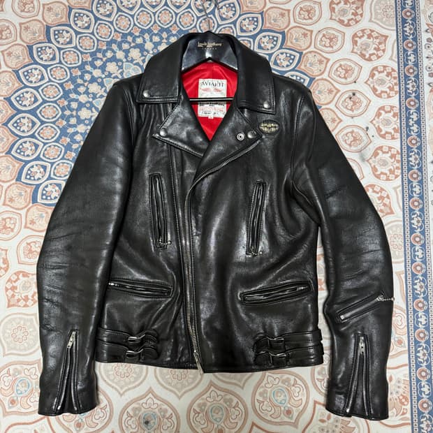 루이스레더 391 램스킨 라이더자켓