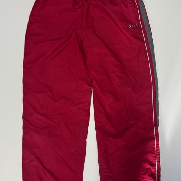 희귀!! 아식스 올드스쿨 밑단 스트링 트랙팬츠 31.4인치