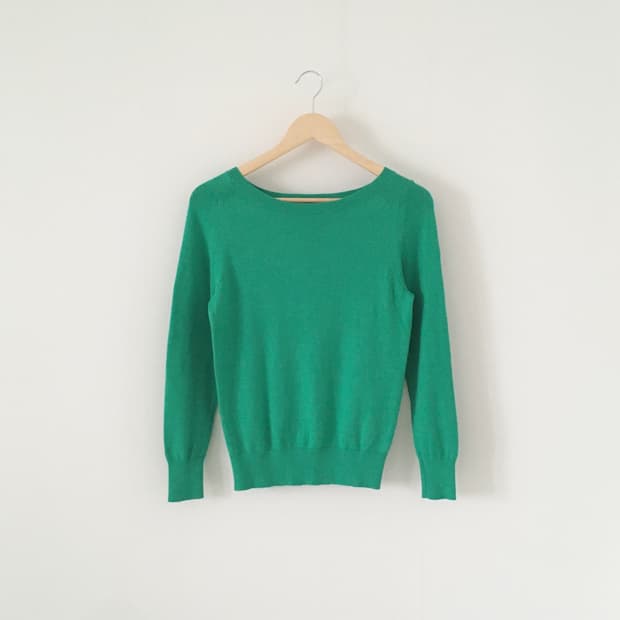 Natural&standard knit top