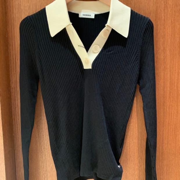 산드로 골지 니트