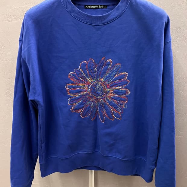 앤더슨벨 유니섹스 스웨트셔츠 M 블루