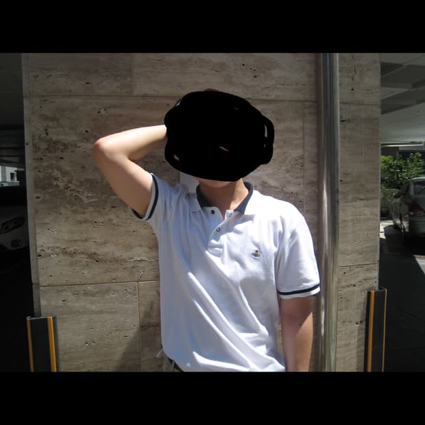 비비안웨스트우드 카라 반팔 티셔츠 