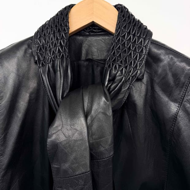 Made in ITALY leather coat 