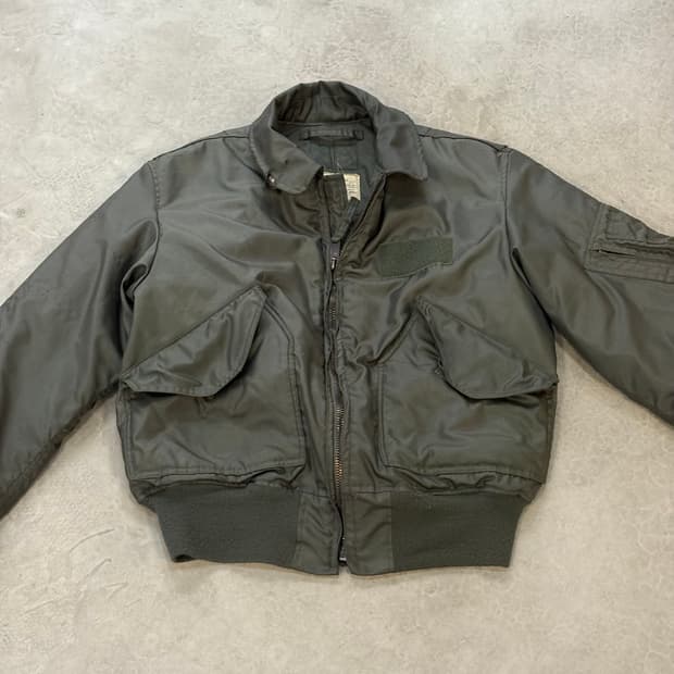 🇺🇸USA 80s CWU-45 미군 플라이트 자켓 스코빌