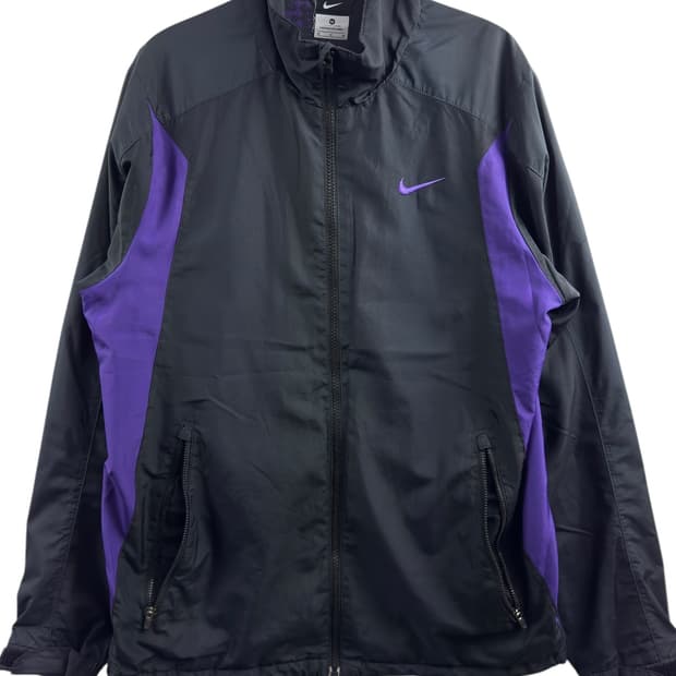 나이키 블랙 퍼플 바람막이1413