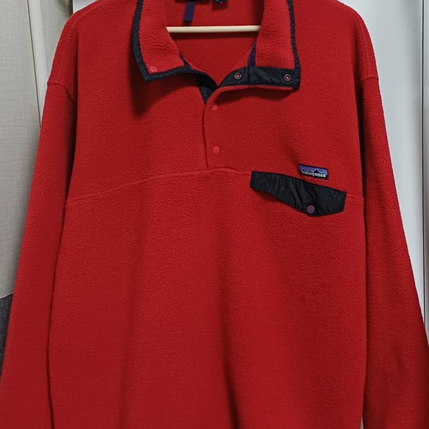 🇺🇸 [L] 파타고니아 신칠라 스냅티 올드 모델 - 딥 레드