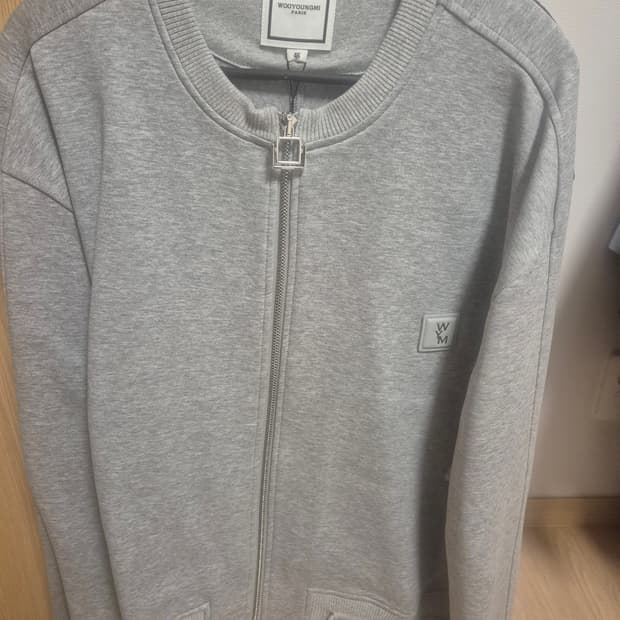 (새상품 46) 우영미 집업 스웨트셔츠 그레이 - 25SS