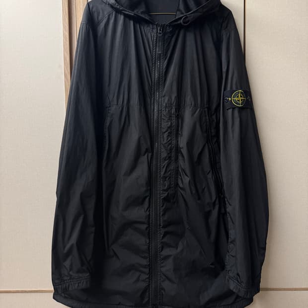 스톤아일랜드 가먼트다이드 크링클랩스자켓